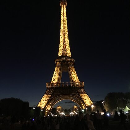Eiffel Tower in Paris, France 2018