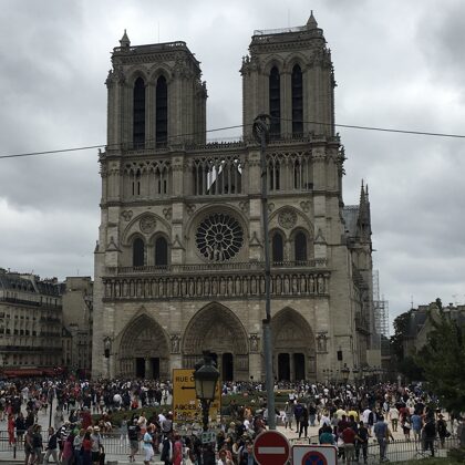 Notre Dame Cathedral in Paris, France 2018