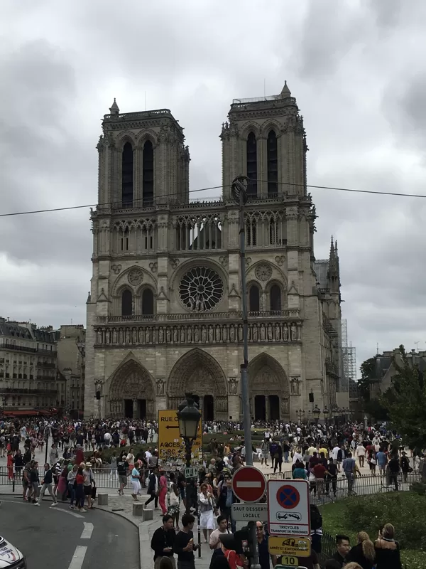 Notre Dame Cathedral in Paris, France 2018