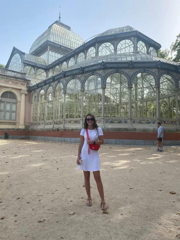 Palacio de Cristal in Madrid, Spain 2021